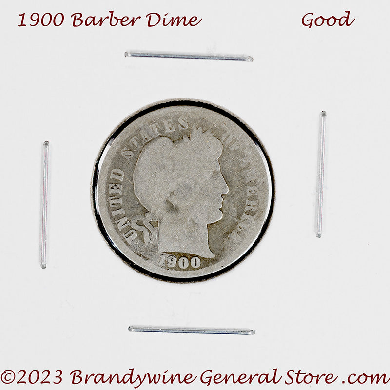 Shops barber dime 1900