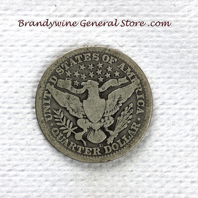 1914 D Barber Quarter Brandywine General Store