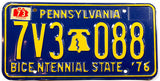 A classic 1973 Pennsylvania Car License Plate for sale by Brandywine General Store in excellent condition
