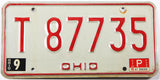 1980 Ohio car license plate grading very good plus