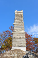 art print of 91st Pennsylvania monument in Gettysburg National Military Park