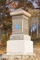 art print of 98th PA infantry monument in Gettysburg National Military Park