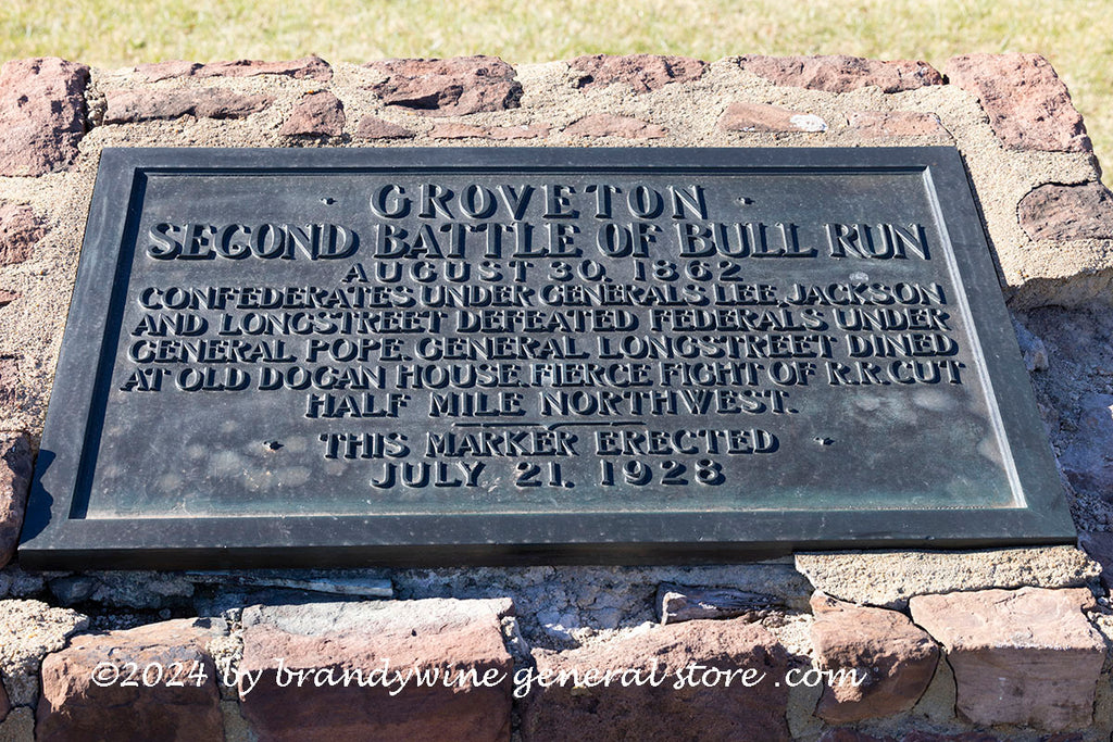 Groveton 2nd Battle of Bull Run Battlefield Civil War Marker ...