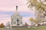 An original premium quality art print of Pennsylvania Monument Under Pastel Sky in Gettysburg Military Park for sale by Brandywine General Store