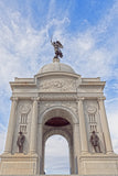 art print of Pennsylvania Monument Winged Liberty on Cemetery Ridge Gettysburg