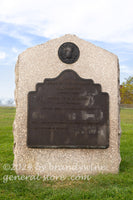 Army of Potomac 8th US Infantry provost guard headquarters monument in Gettysburg art print