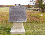 art print of Army of Potomac third brigade marker in Gettysburg national park