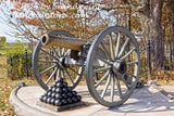 print of Brass Cannon facing left in Gettysburg national military park