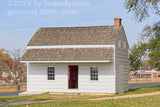 art print of Bryan House in Gettysburg National Military park