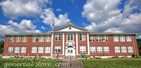 art print of Circleville WV high and grade school