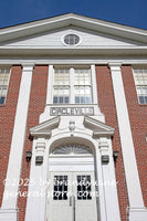 art print of entry doors to Circleville WV high and grade school