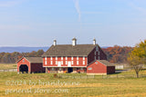 art print of Cordori barn in Gettysburg national military park