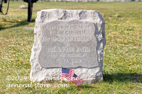 art print of Lt Alonzo Cushing monument in Gettysburg National Military park