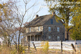 art print of George Weikert house in Gettysburg National Military Park