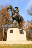 art print of Major General Sedgwick monument close portrait view on Gettysburg battlefield