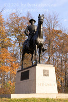 art print of General Sedgwick monument a close up left portrait view in Gettysburg National Park