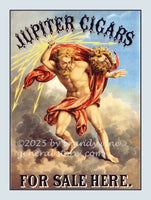 art print of antique Jupiter cigars advertisement