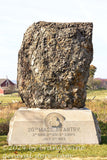 art print of 20th Massachusetts Infantry monument in Gettysburg national military park