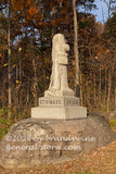 art print of 37th MA infantry monument corner view on Gettysburg battlefield