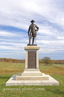 art print of Brevet Major General Alexander Stewart Webb monument in Gettysburg