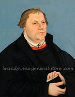 portrait of Martin Luther from workshop of Cranach the elder