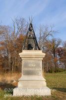 art print of 10th MA infantry monument in Gettysburg National Military Park