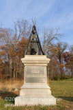 art print of 10th MA infantry monument in Gettysburg National Military Park