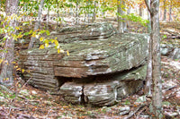 art print of multi layered rock in the Appalachian mountains of WV