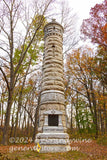 art print of 1st NJ Brigade monument in Gettysburg National Military Park