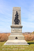 art print of the New York 82nd Infantry monument in Gettysburg National Military Park