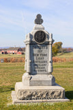 art print of New York monument for Battery B 1st Light Artillery Brigade 2nd corps in Gettysburg