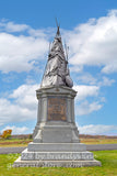 art print of back side of the Tammany Regiment of NY monument with Teepee in Gettysburg