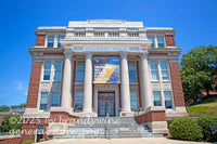 art print of Oglebay Hall on WVU campus in Morgantown WV