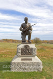 art print of 1st Pennsylvania Cavalry monument in Gettysburg National Park