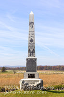 art print of 69th Pennsylvania infantry monument in Gettysburg National Military park