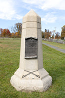  art print of Pennsylvania 6th Cavalry Lancers monument in Gettysburg national military park 