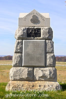 art print of 71st Pennsylvania infantry monument in Gettysburg National Military park