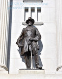 art print of Pennsylvania monument David Bell Birney statue in Gettysburg