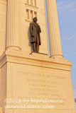 art print of PA Monument Governor Curtin and plaque in Gettysburg National Military Park