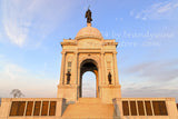 art print of Pennsylvania monument front side at sunset in Gettysburg National Military Park