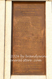 Pennsylvania Monument Gettysburg Address plaque in Gettysburg National Military Park