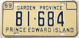 199 Prince Edward Island Canadian car license plate grading excellent