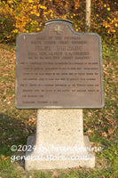 art print of Army of the Potomac First Brigade 6th Corps marker in Gettysburg National Military Park