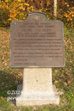 art print of Army of the Potomac First Brigade 6th Corps marker in Gettysburg National Military Park