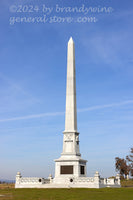 art print of United States Regulars Army Monument front left view in Gettysburg National Military Park