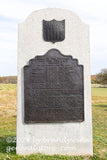 art print of the Army of the Potomac General George Meade marker in Gettysburg National Battlefield Park