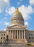 art print of the rotunda on the WV Capitol building in Charleston