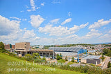 art print of milan puskar stadium  at WVU in Morgantown WV