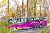 art print of Zona tour bus at Little Round Top on the Gettysburg battlefield