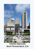 Union Square at San Francisco California Art Print